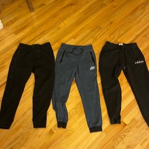 3 pairs mens small sweatpants